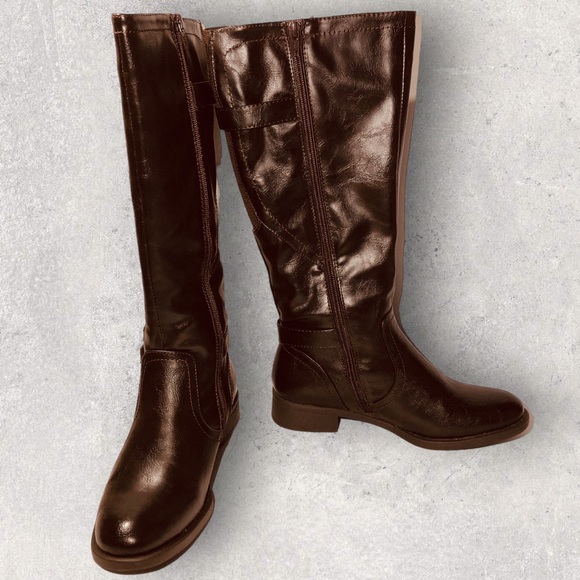 Yuu Ripple Over The Calf Boots Women's Size 7 New - Picture 4 of 10